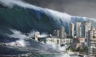 日本强震后第一波海啸袭来 日本强震后第一波海啸袭来